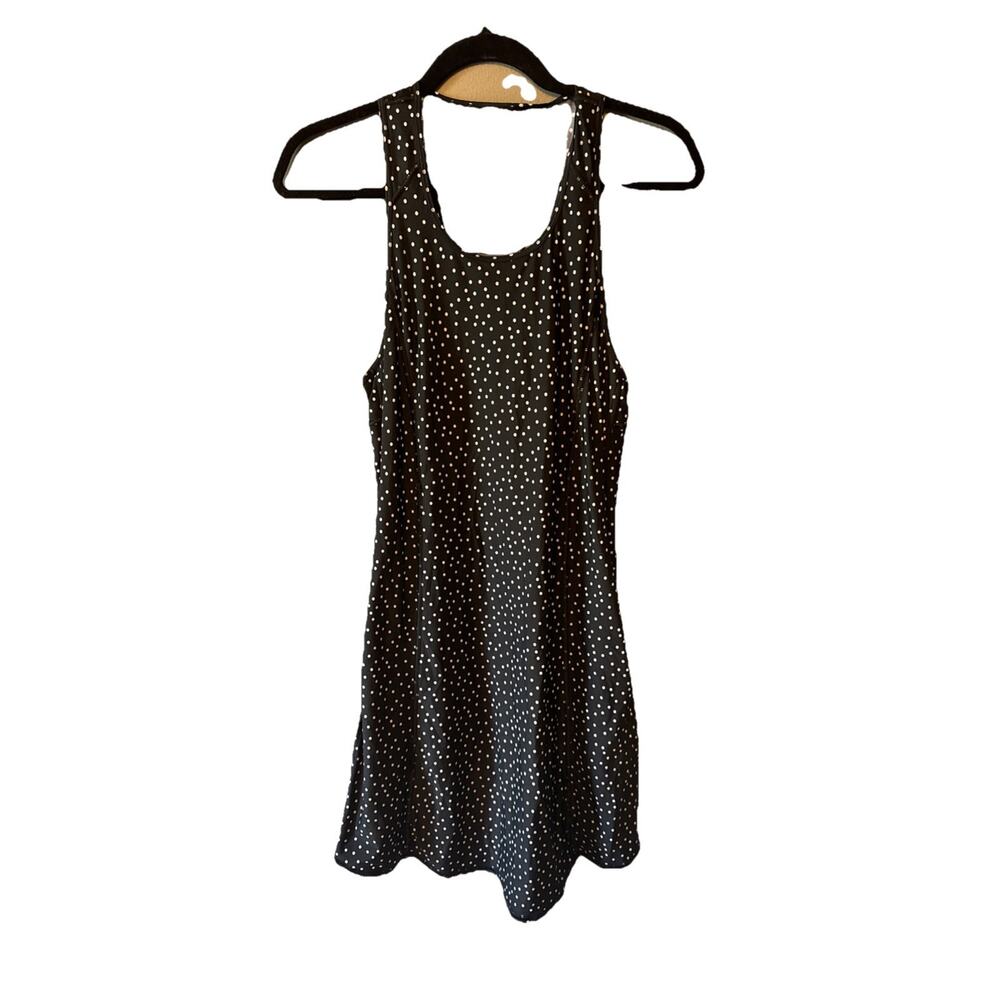 Tommy Bahama IslandActive Dress w/Pockets Black Polka Dots Size S‎